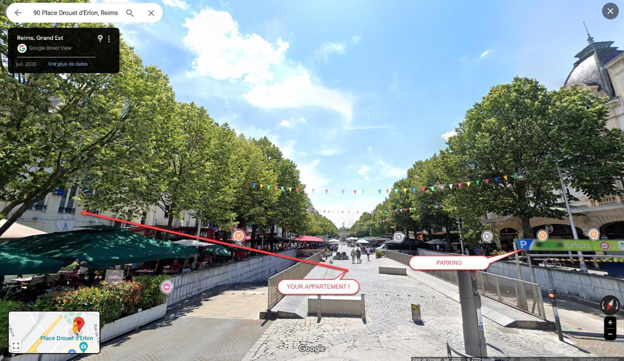 Mascate - Appartement Climatise En Hypercentre Reims Luaran gambar